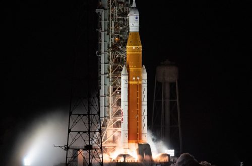 Space Launch System SLS Rocket Artemis I Launch