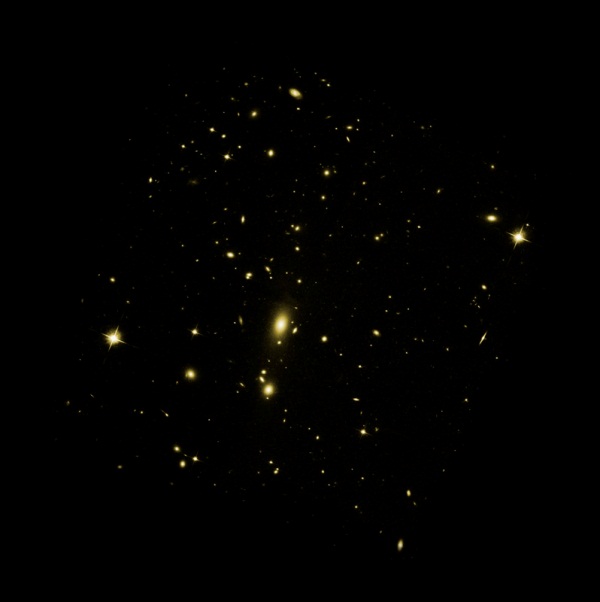 Galaxy Cluster MS0735 Visible Light