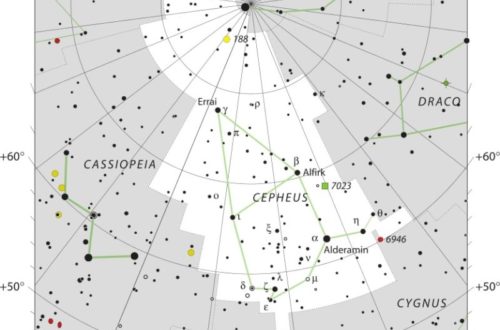 Cepheus Constellation Map IAU