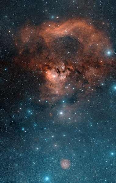 NGC 7822 Cosmic Question Mark