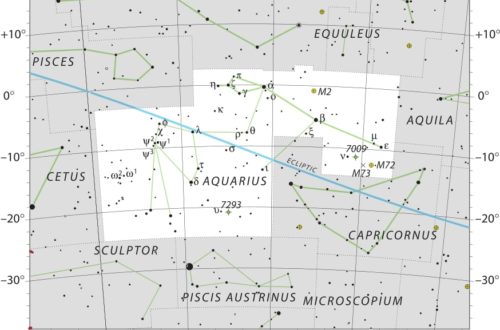 Aquarius Constellation Map IAU