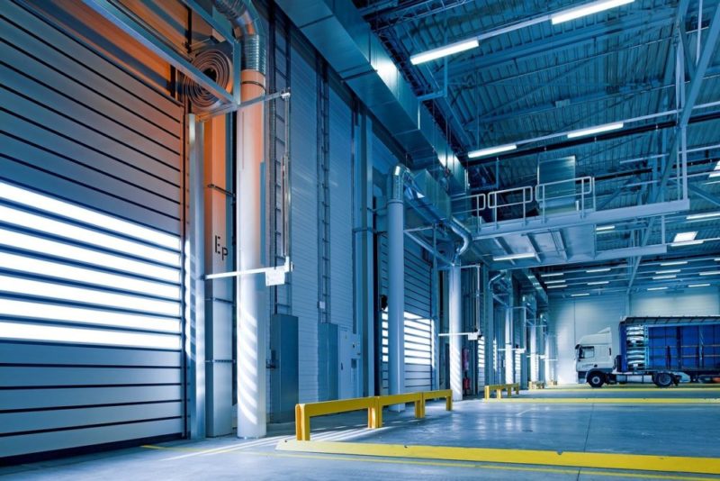 Industrial Hall Warehouse