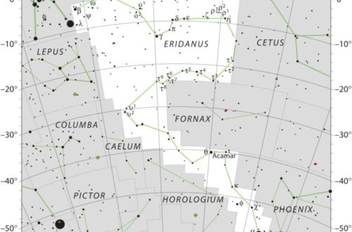 Eridanus Constellation Map IAU Scaled