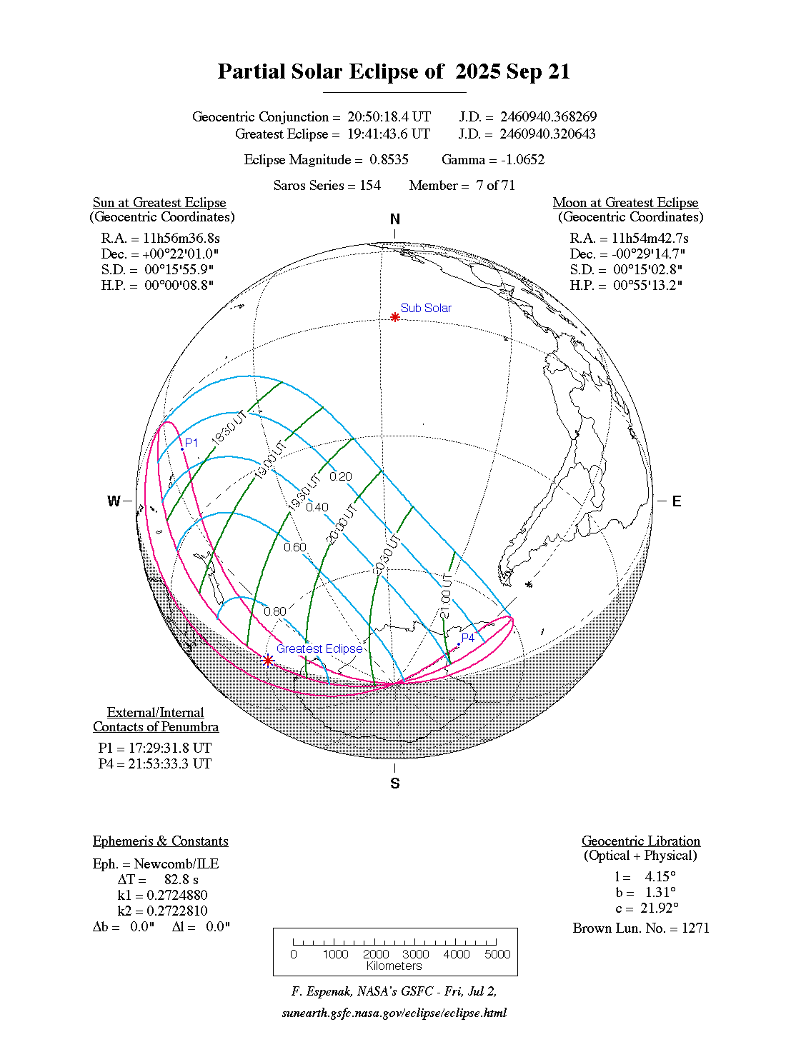 Partial Solar Eclipse September 21 2025 NASA