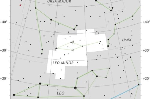 Leo Minor Constellation Map IAU
