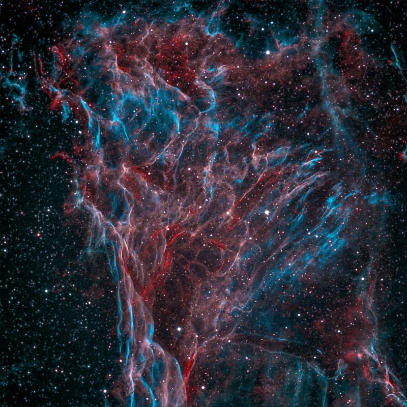 Pickering's Triangle in the Veil Nebula