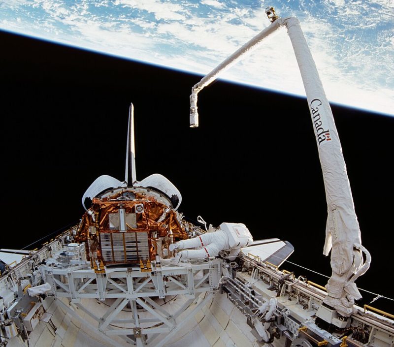 Canadarm 1 STS 72 Canadian Space Agency
