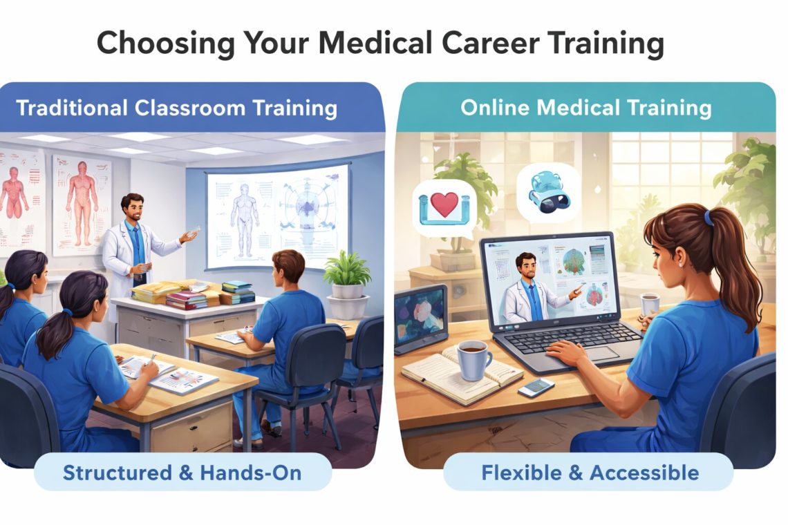 Traditional Classroom Training Vs Online Medical Career Training