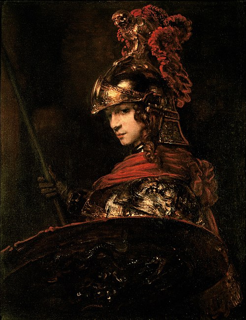 Pallas Athena By Rembrandt