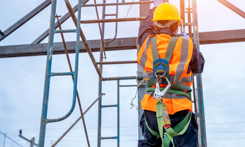 Fall Protection On A Construction Site