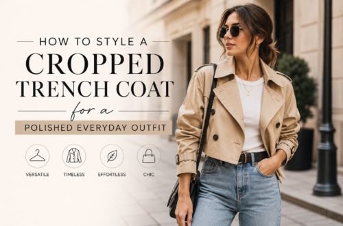 How To Style A Cropped Trench Coat