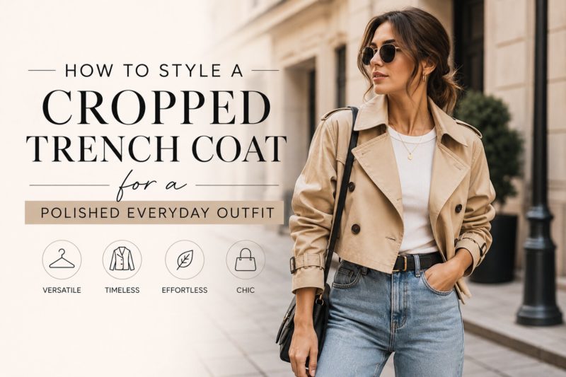 How To Style A Cropped Trench Coat