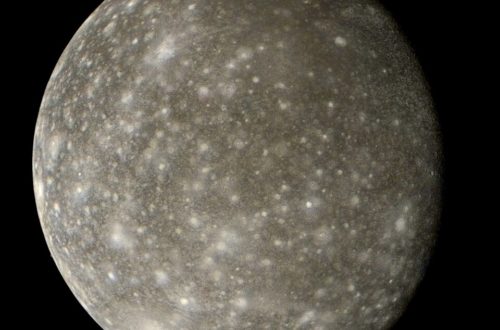 Callisto Moon Of Jupiter Voyager 2