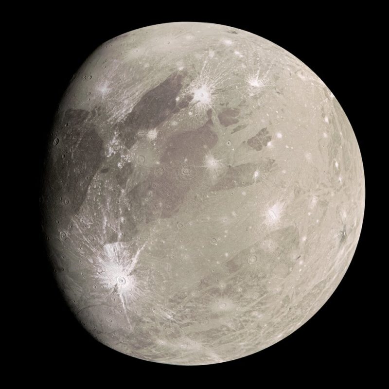 Ganymede Moon Of Jupiter Juno Spacecraft
