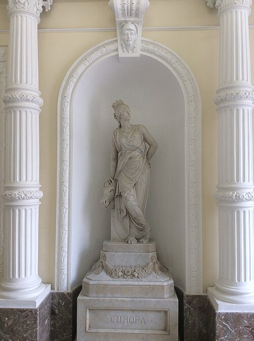 Statue Of Europa At Palazzo Ferreria