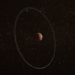 Artist Impression Of Quaoar With Ring And Moon Weywot