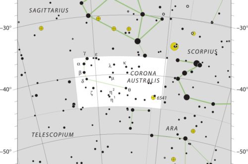 Corona Australis Constellation Map Iau