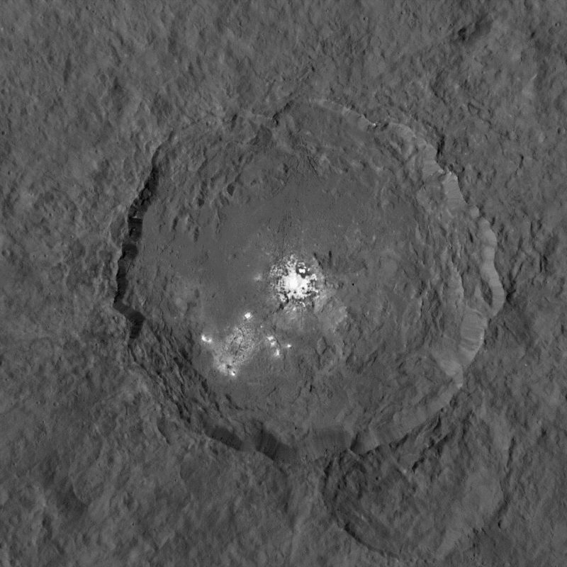 Crater Occator Ceres