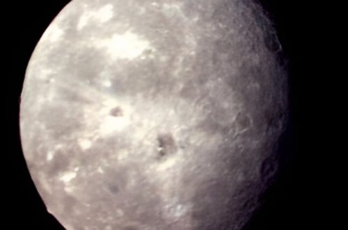 Oberon Moon Of Uranus By Voyager 2