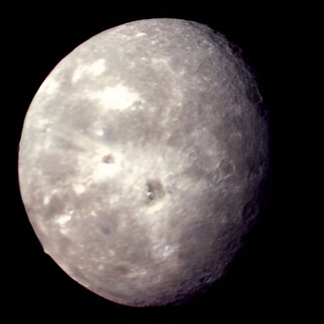 Oberon Moon Of Uranus By Voyager 2
