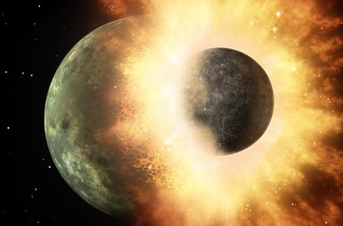 Artist Concept Protoplanet Collision Hd 172555