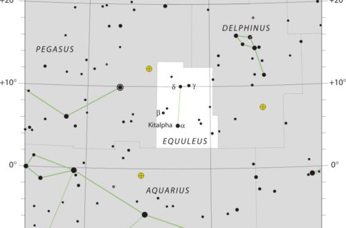 Equuleus Constellation Map Iau