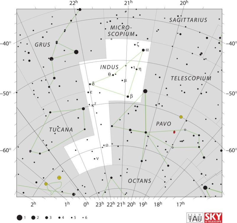Indus Constellation Map Iau